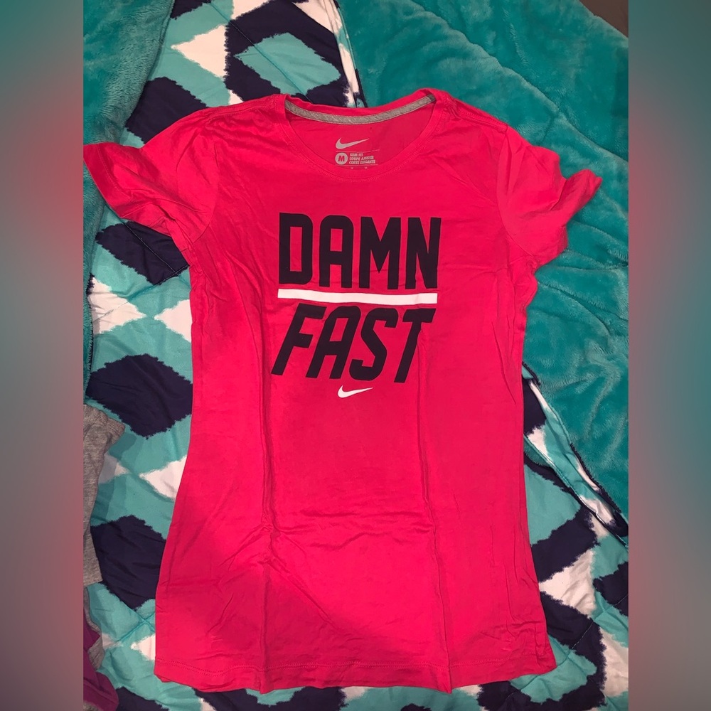 Nike Hot Pink Slim Fit Tee